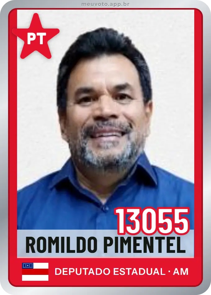 Carta de Romildo Pimentel, número 13055, PT