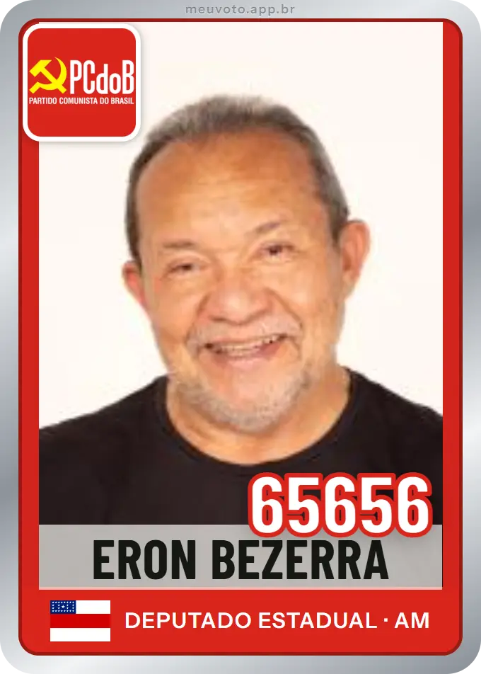 Carta de Eron Bezerra, número 65656, PCdoB