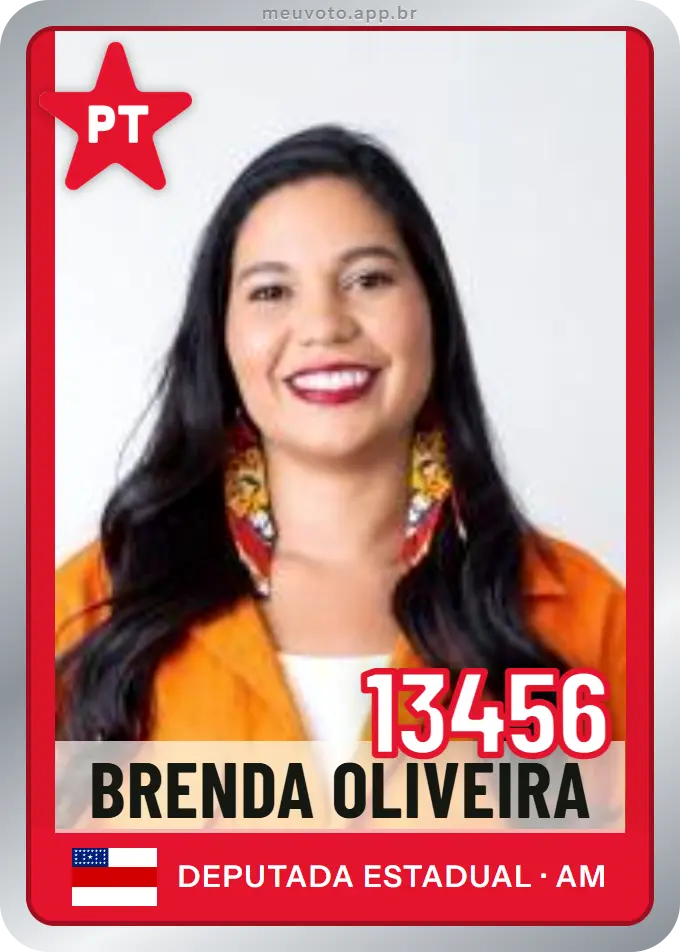 Carta de Brenda Oliveira, número 13456, PT
