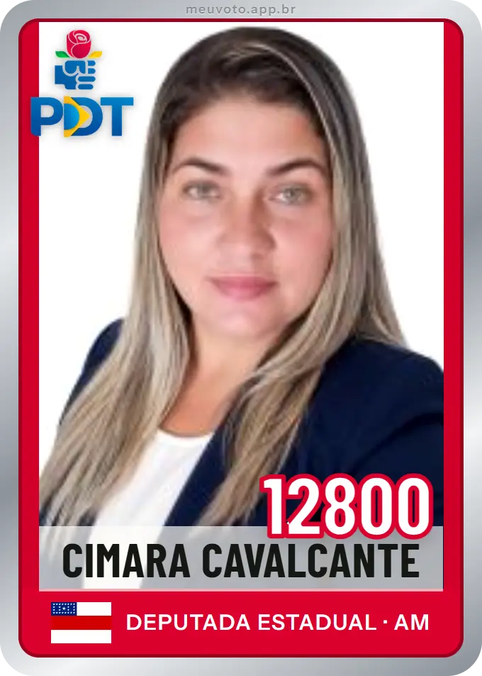 Carta de Cimara Cavalcante, número 12800, PDT
