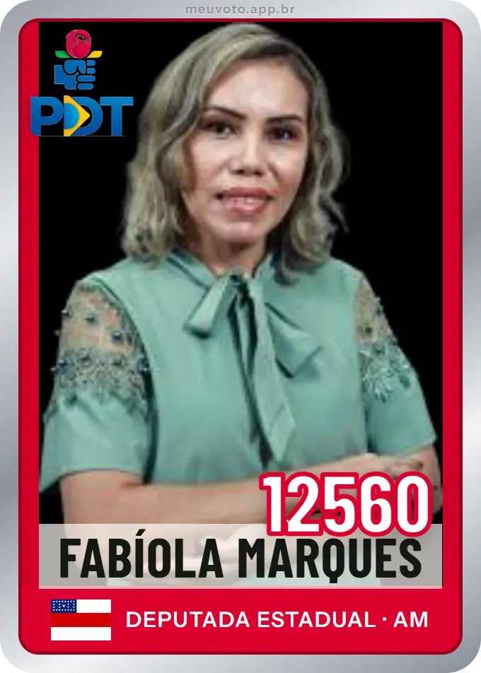 Carta de Fabíola Marques, número 12560, PDT