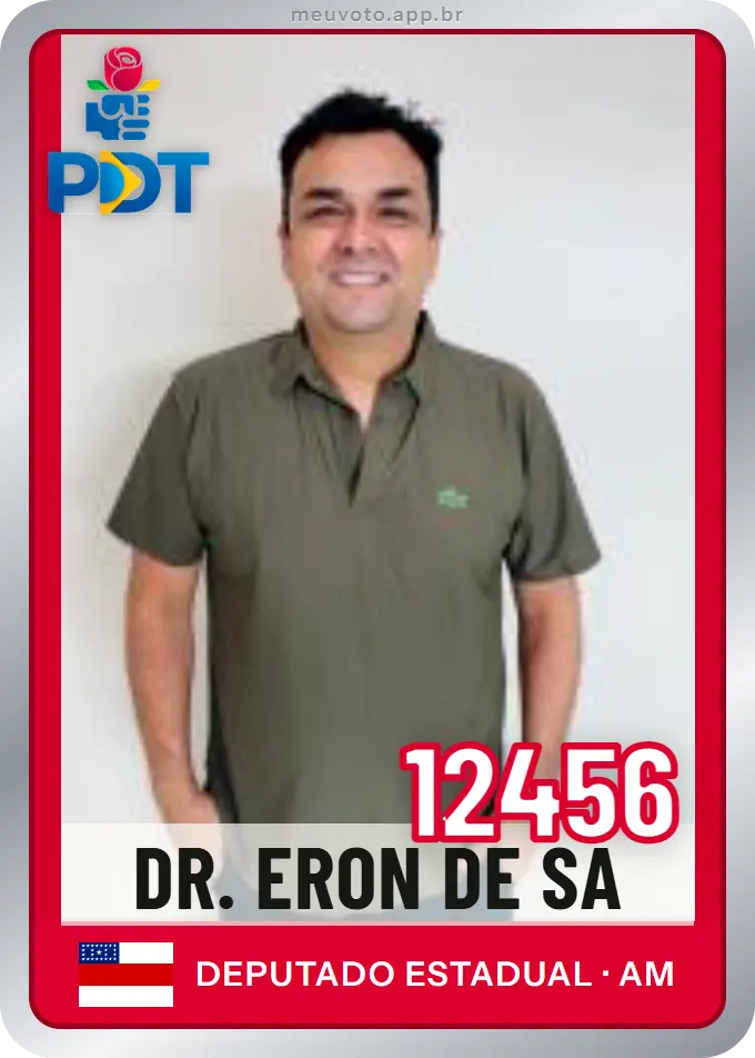 Carta de Dr. Eron de Sá, número 12456, PDT