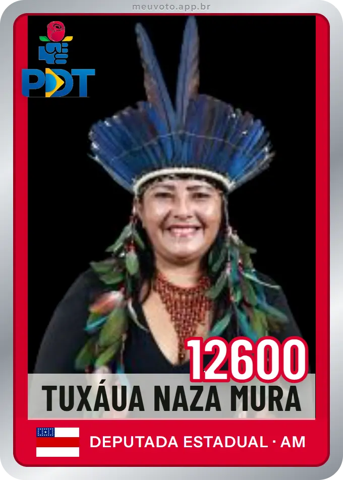 Carta de Tuxáua Naza Mura, número 12600, PDT
