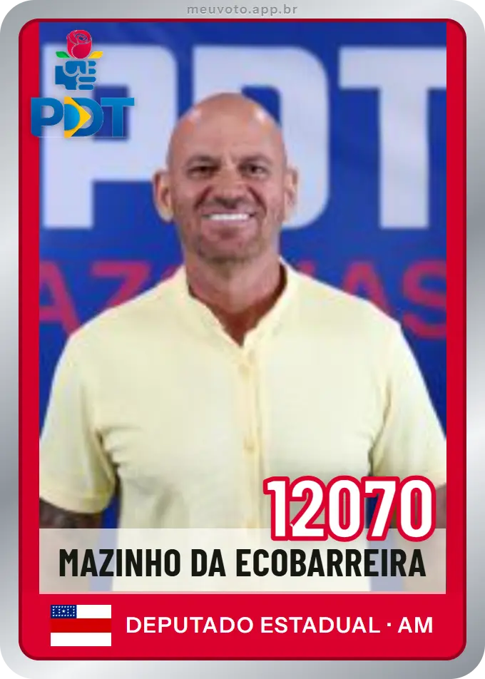 Carta de Mazinho da Ecobarreira, número 12070, PDT