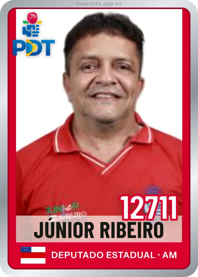 Carta de Júnior Ribeiro, número 12711, PDT