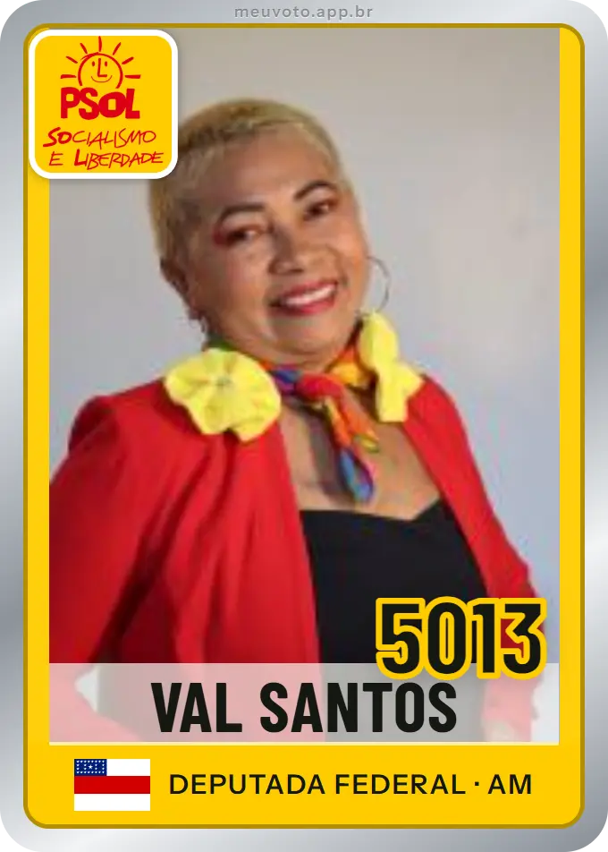 Carta de Val Santos, número 5013, PSOL