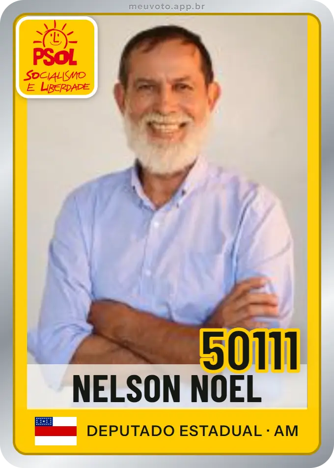 Carta de Nelson Noel, número 50111, PSOL