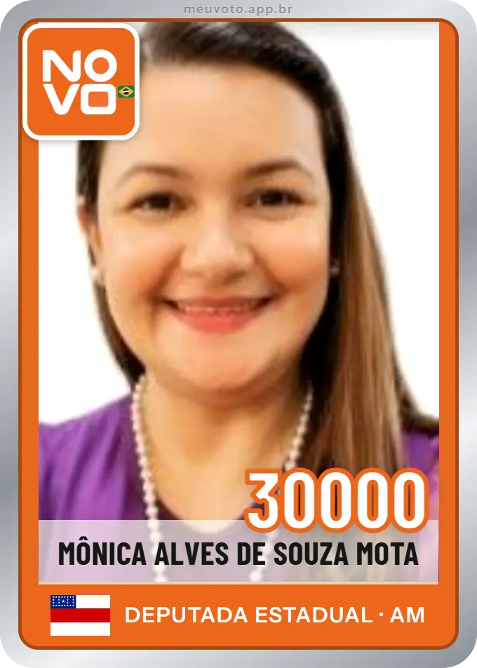 Carta de Mônica Alves de Souza Mota, número 30000, Novo