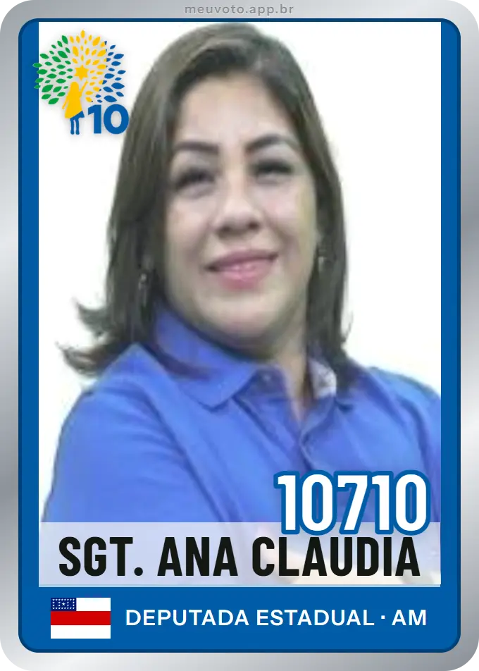 Carta de Sgt. Ana Claudia, número 10710, Republicanos