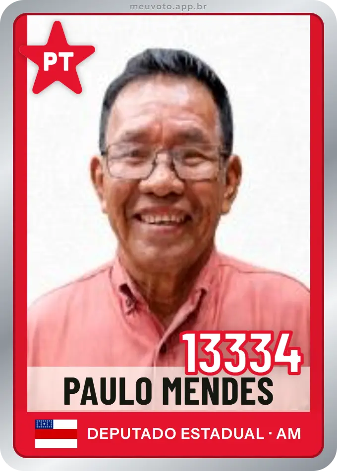 Carta de Paulo Mendes, número 13334, PT