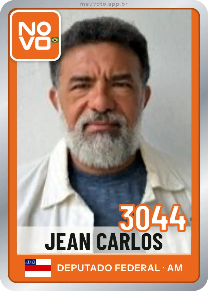 Carta de Jean Carlos, número 3044, Novo