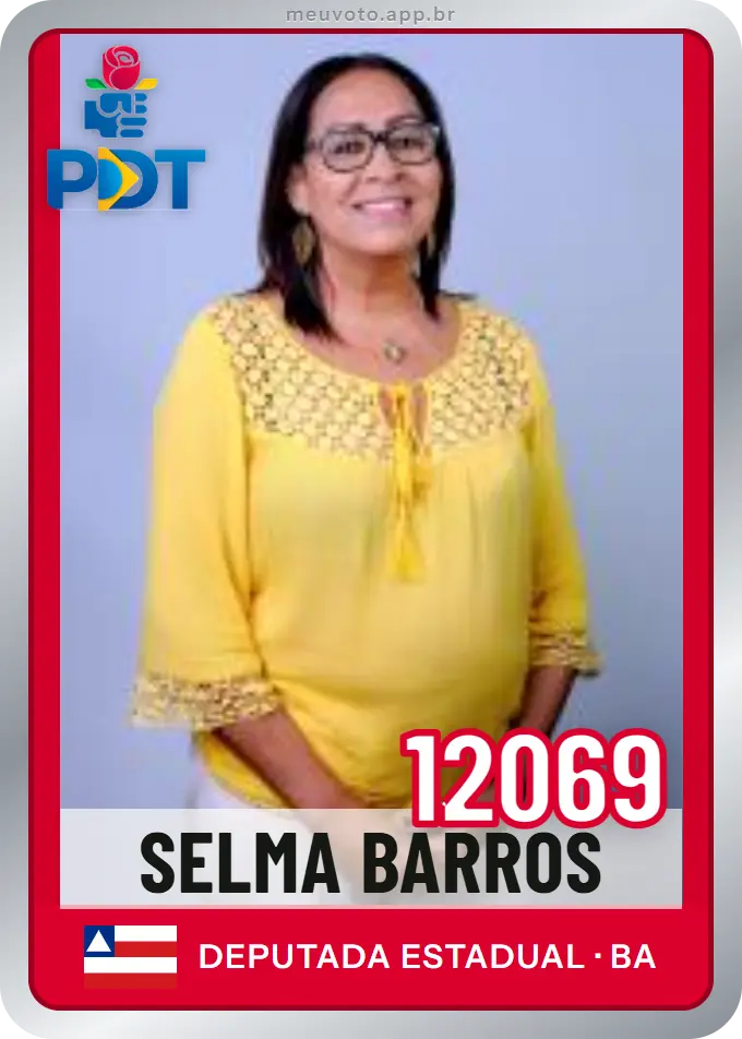 Carta de Selma Barros, número 12069, PDT
