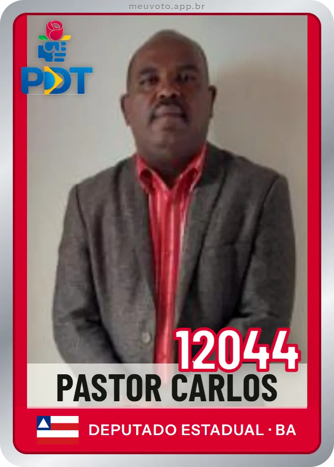 Carta de Pastor Carlos, número 12044, PDT