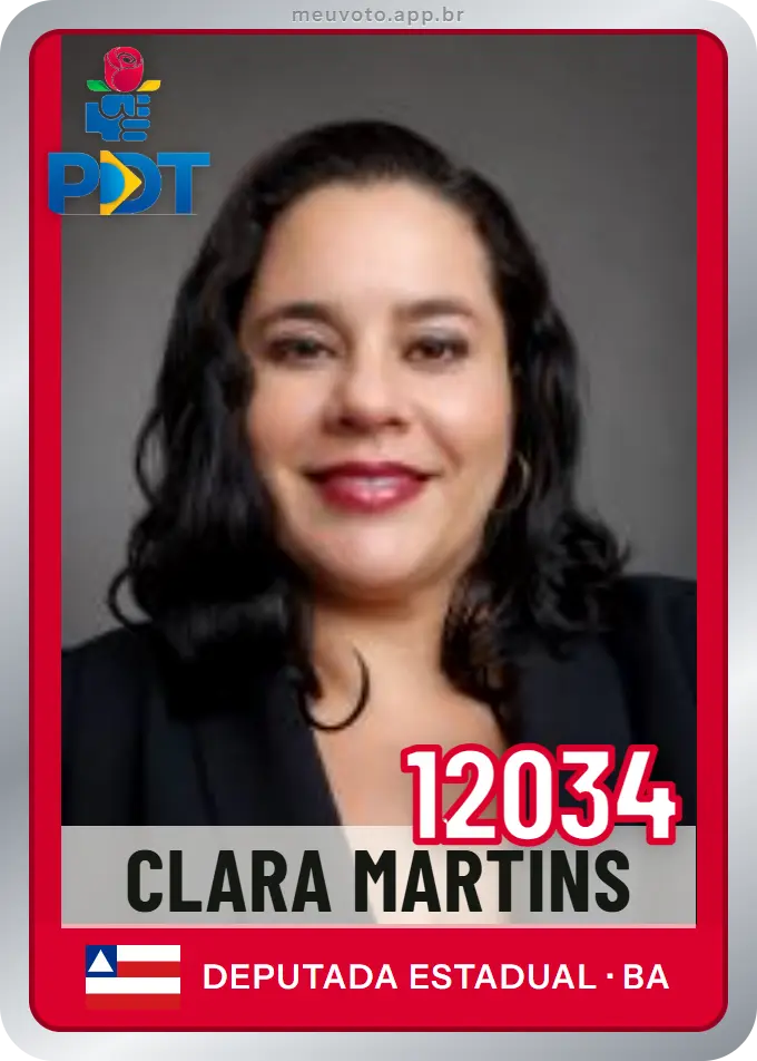 Carta de Clara Martins, número 12034, PDT