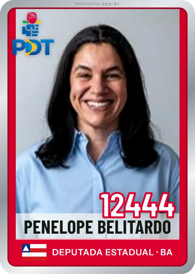 Carta de Penelope Belitardo, número 12444, PDT