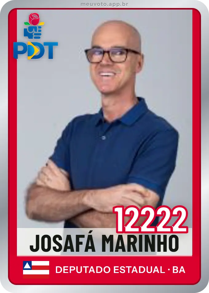 Carta de Josafá Marinho, número 12222, PDT