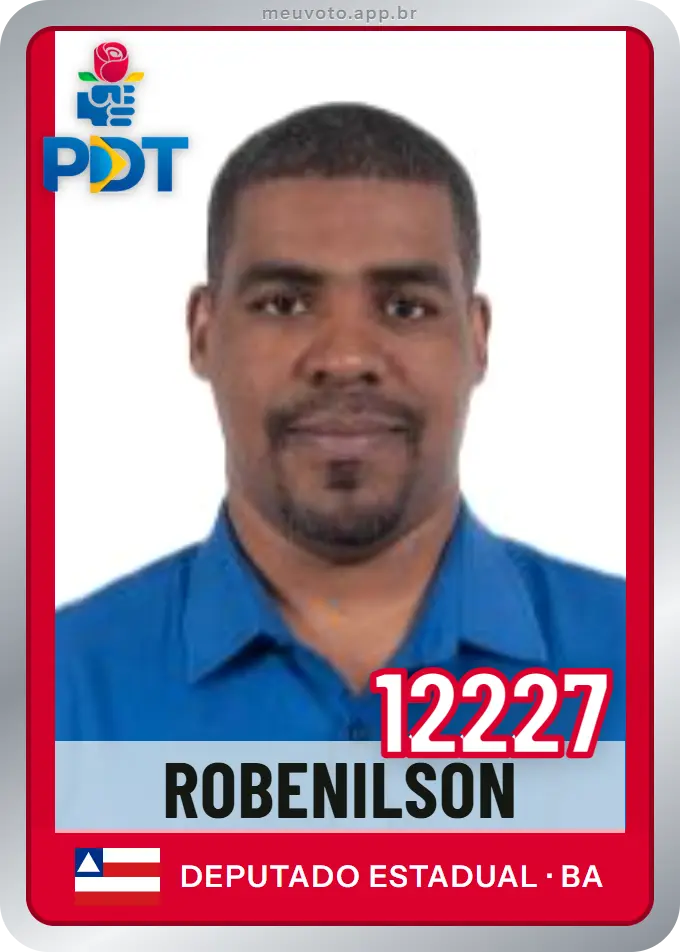 Carta de Robenilson, número 12227, PDT