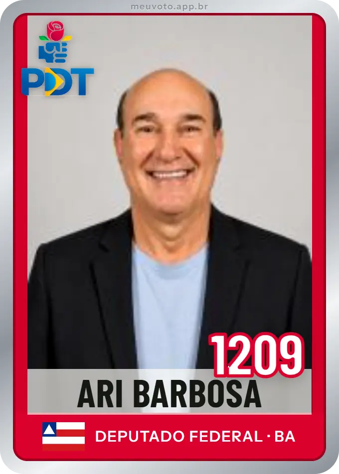 Carta de Ari Barbosa, número 1209, PDT