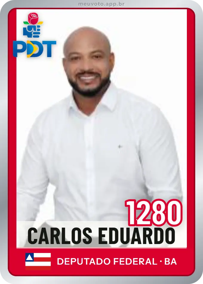 Carta de Carlos Eduardo, número 1280, PDT
