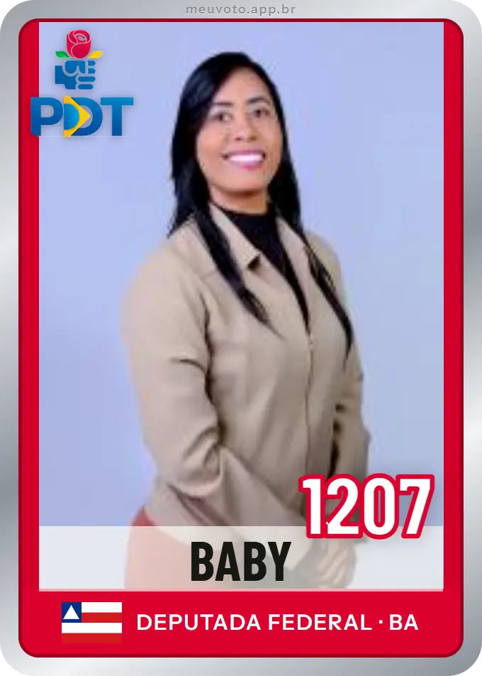 Carta de Baby, número 1207, PDT