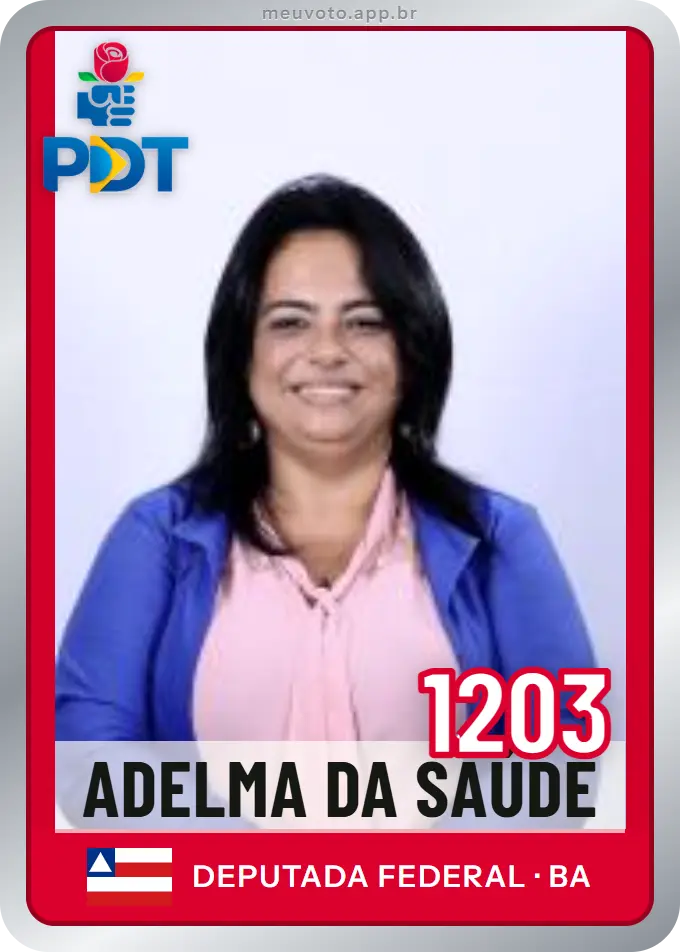 Carta de Adelma da Saúde, número 1203, PDT