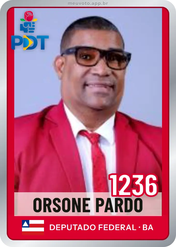 Carta de Orsone Pardo, número 1236, PDT