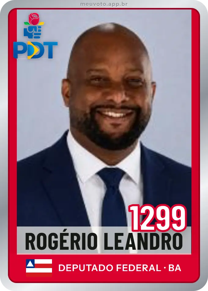 Carta de Rogério Leandro, número 1299, PDT