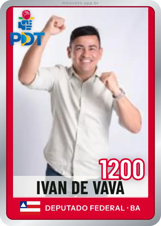 Carta de Ivan de Vavá, número 1200, PDT