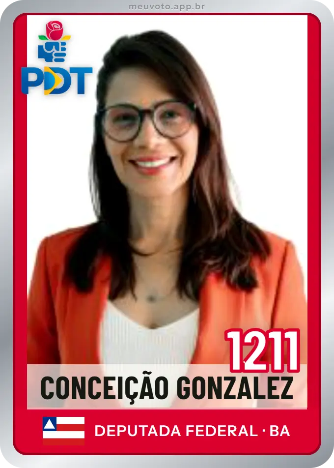 Carta de Conceição Gonzalez, número 1211, PDT
