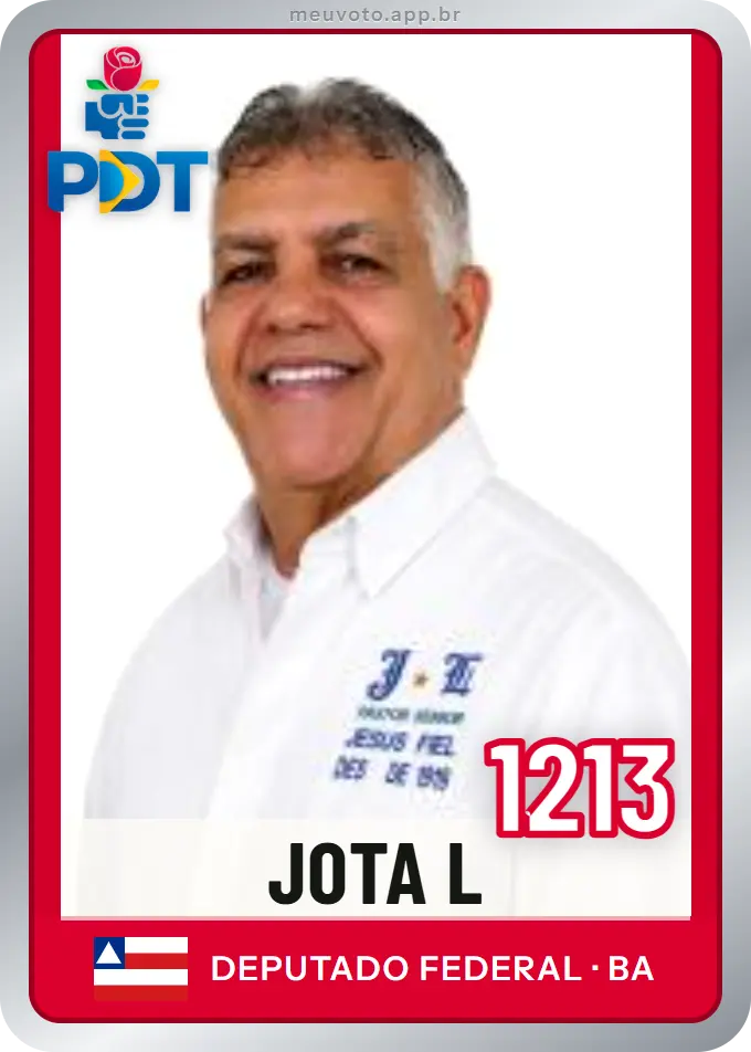 Carta de Jota L, número 1213, PDT