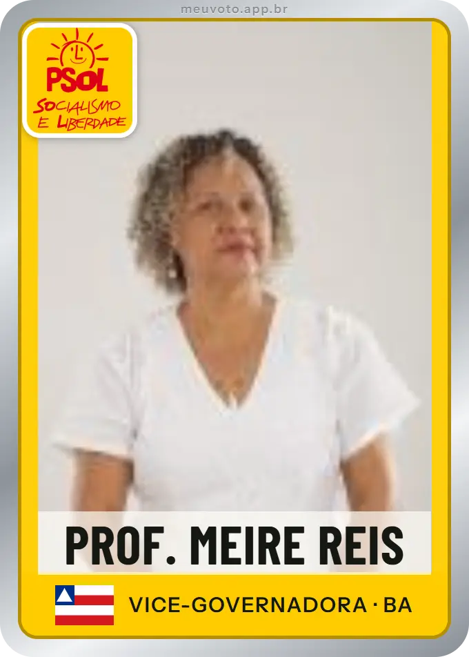 Carta de Prof. Meire Reis, PSOL