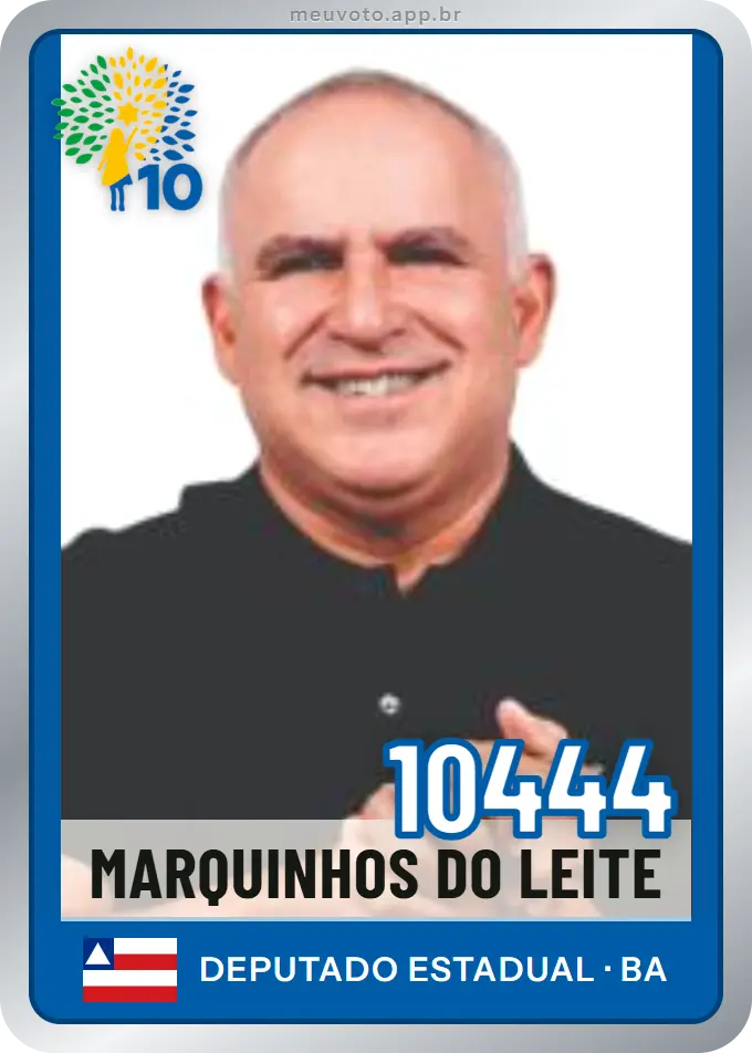 Carta de Marquinhos do Leite, número 10444, Republicanos