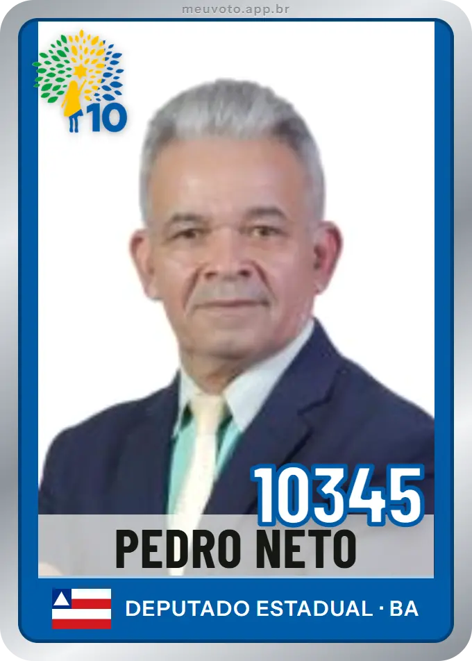 Carta de Pedro Neto, número 10345, Republicanos