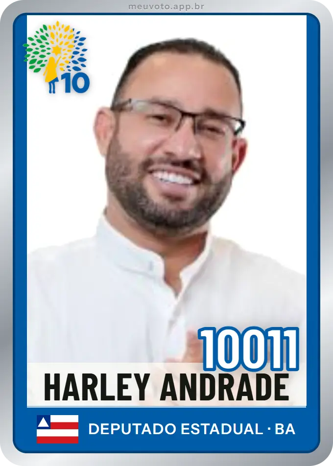 Carta de Harley Andrade, número 10011, Republicanos