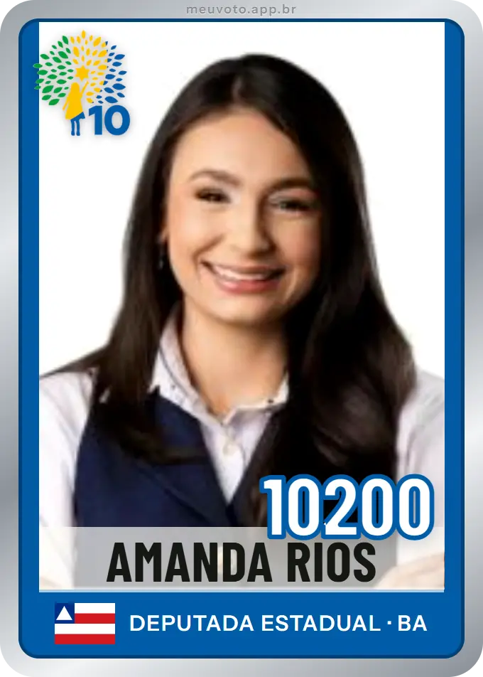 Carta de Amanda Rios, número 10200, Republicanos