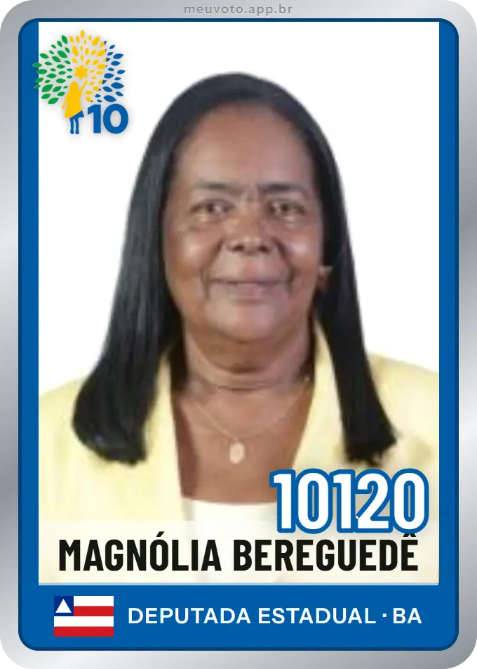 Carta de Magnólia Bereguedê, número 10120, Republicanos