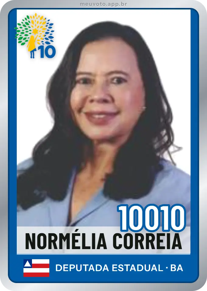Carta de Normélia Correia, número 10010, Republicanos