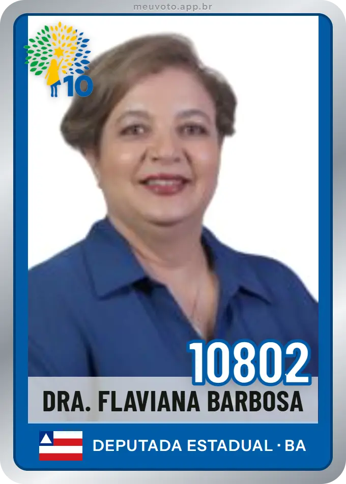 Carta de Dra. Flaviana Barbosa, número 10802, Republicanos