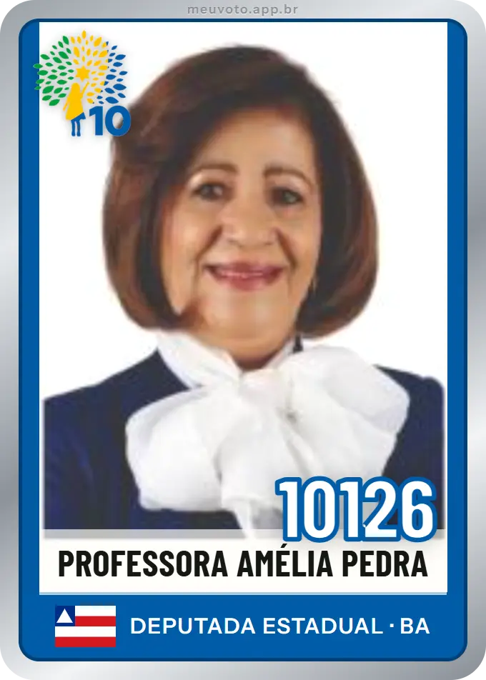 Carta de Professora Amélia Pedra, número 10126, Republicanos