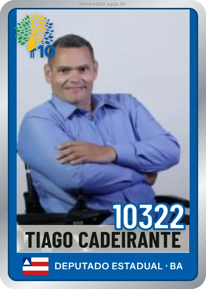 Carta de Tiago Cadeirante, número 10322, Republicanos