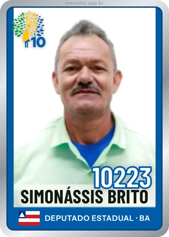 Carta de Simonássis Brito, número 10223, Republicanos