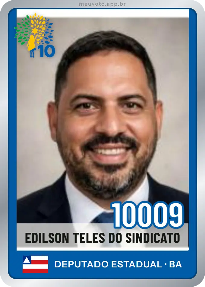 Carta de Edilson Teles do Sindicato, número 10009, Republicanos