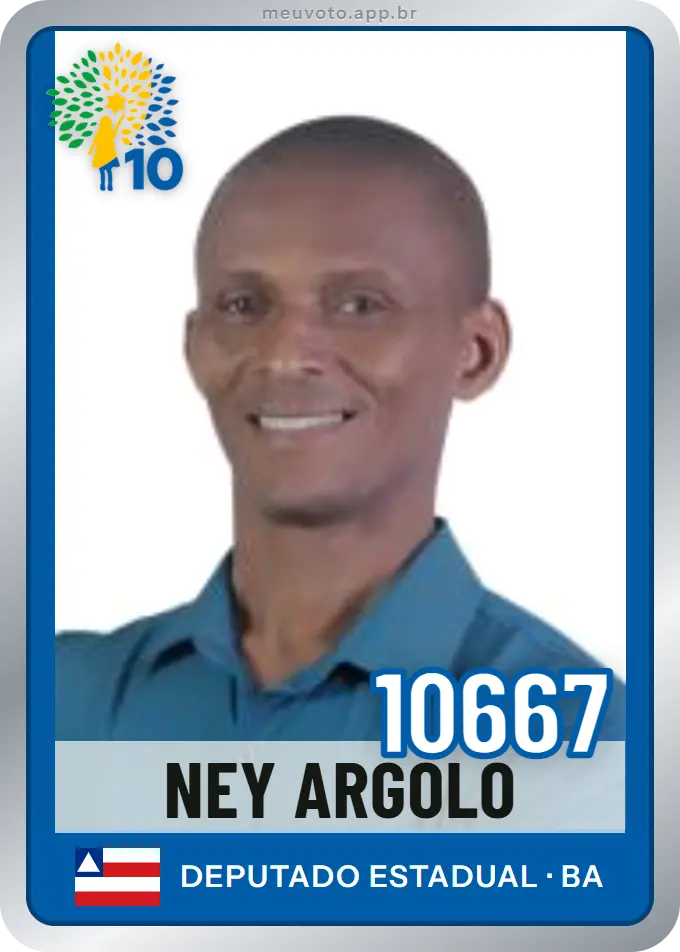 Carta de Ney Argolo, número 10667, Republicanos