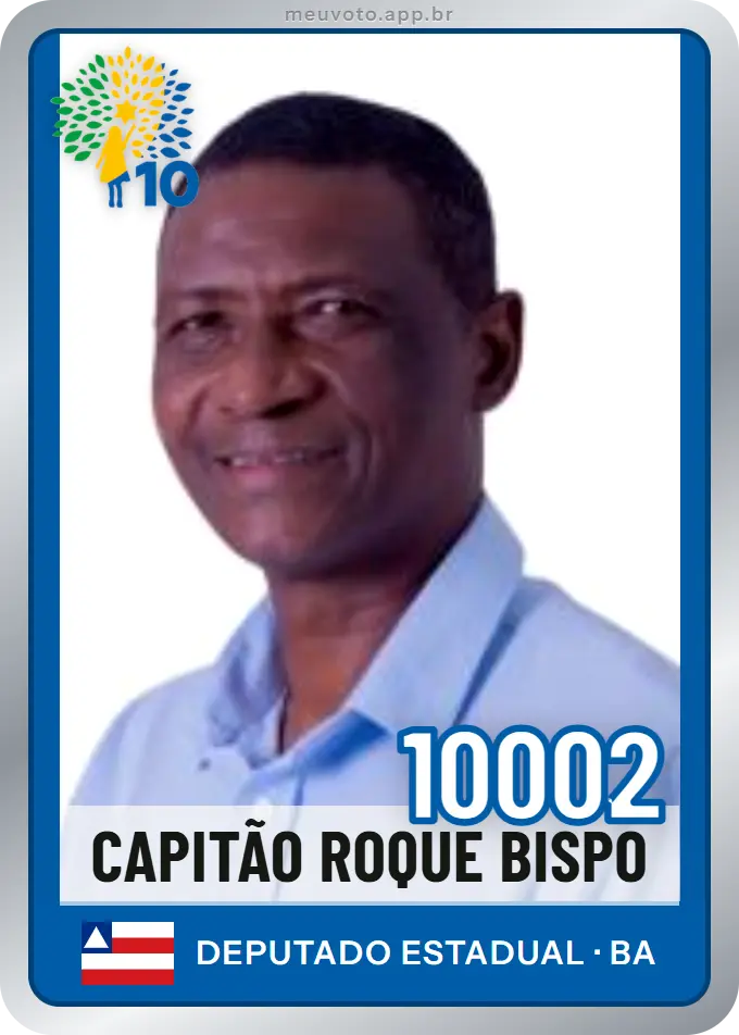Carta de Capitão Roque Bispo, número 10002, Republicanos