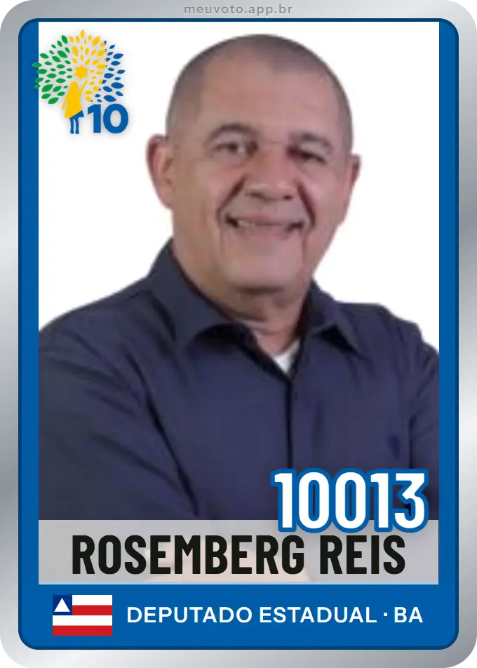 Carta de Rosemberg Reis, número 10013, Republicanos