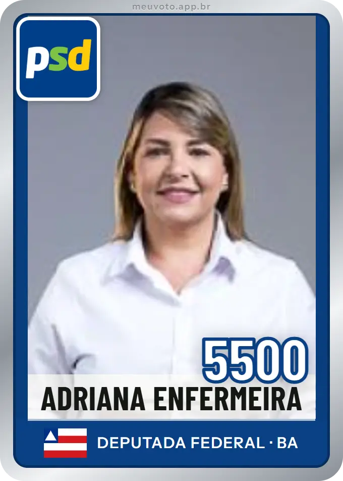 Carta de Adriana Enfermeira, número 5500, PSD
