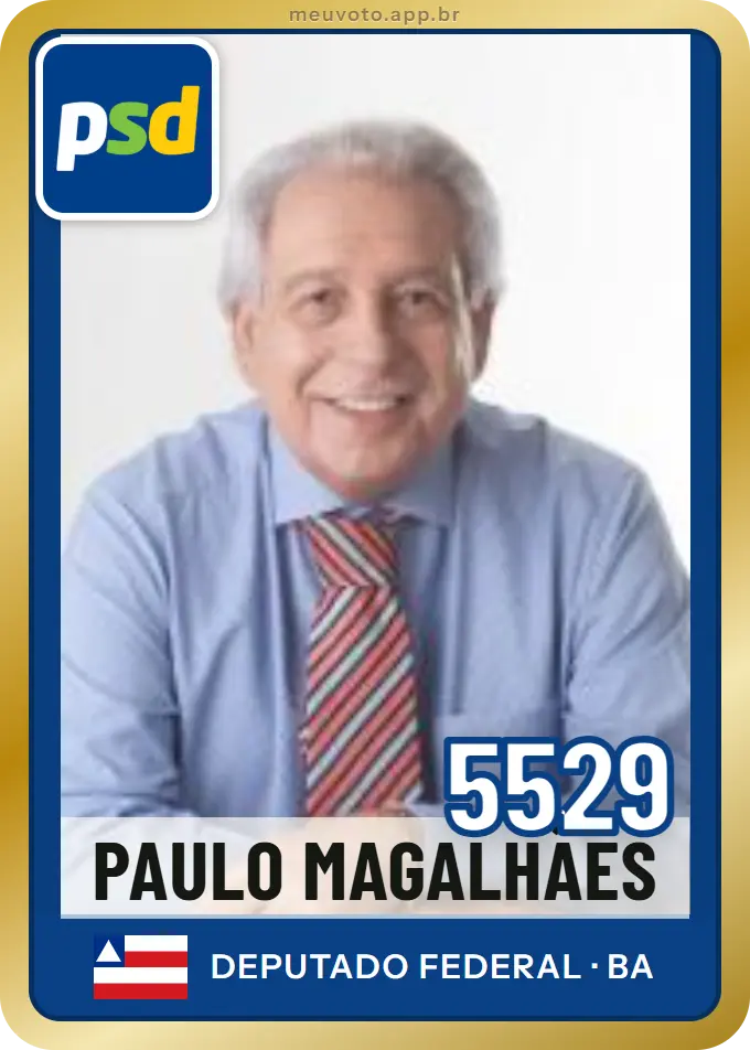 Carta de Paulo Magalhães, número 5529, PSD