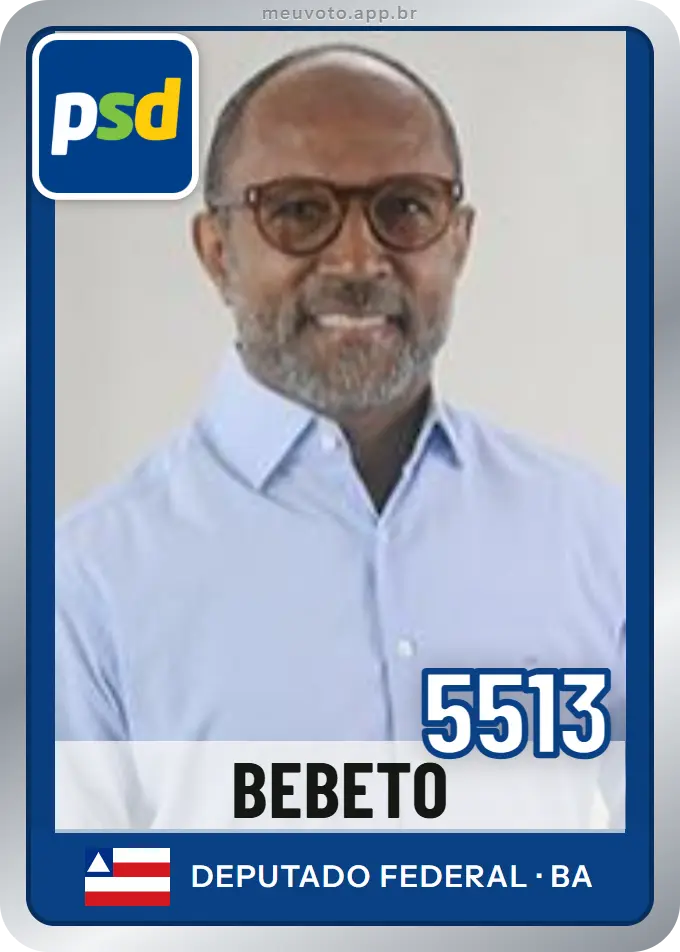 Carta de Bebeto, número 5513, PSD