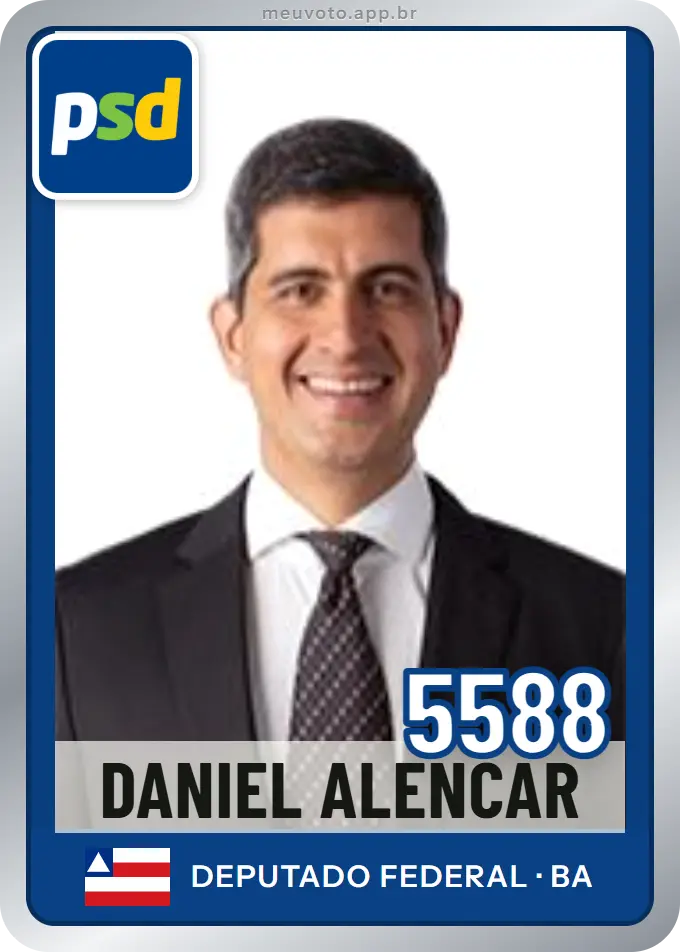 Carta de Daniel Alencar, número 5588, PSD