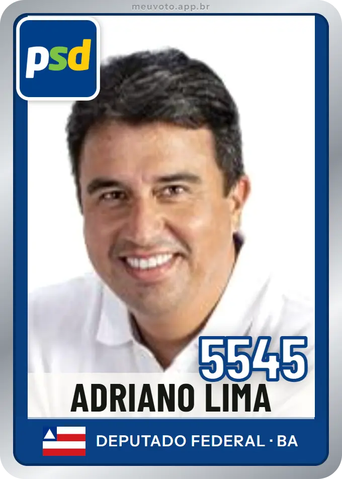 Carta de Adriano Lima, número 5545, PSD
